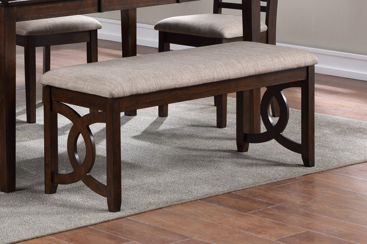 Gia 46" Bench-Cherry