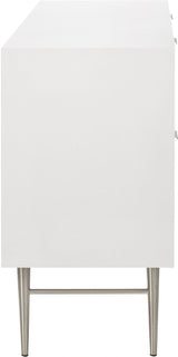 Modernist White Gloss Dresser