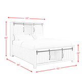 Scott Storage Bed White Finish