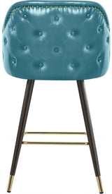 Barbosa Blue Faux Leather Counter/Bar Stool