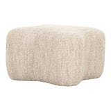 Spiro - Modern Beige Fabric Ottoman