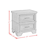 Colorado City Storage Bedroom Set in Charcoal