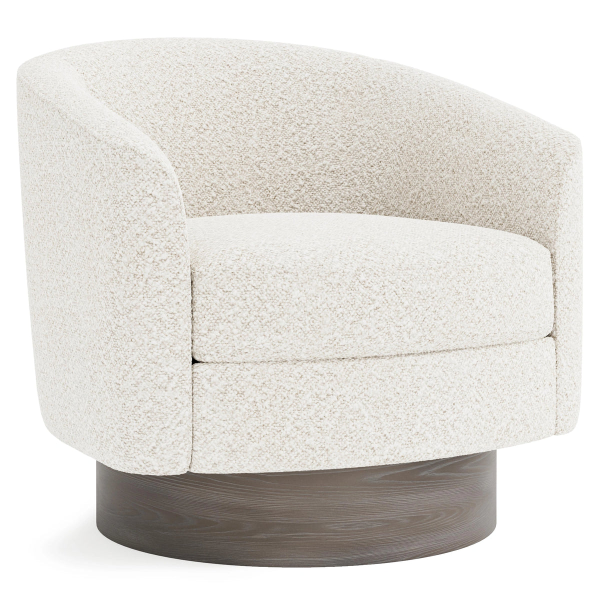 Camino Fabric Swivel Chair Without Pillows