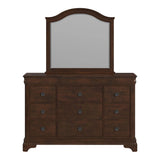 Cameron Cherry Dresser & Mirror Set