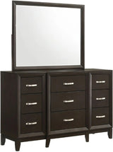 Elements International Beaumont Youth Mirror in MerlotR