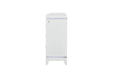 Alina White Dresser with LED