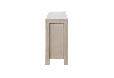 D1321 Buffet W Real Marble Top