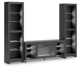 Cayberry Entertainment Center with Electric Fireplace