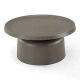Lanuza - Outdoor Taupe End Coffee Table