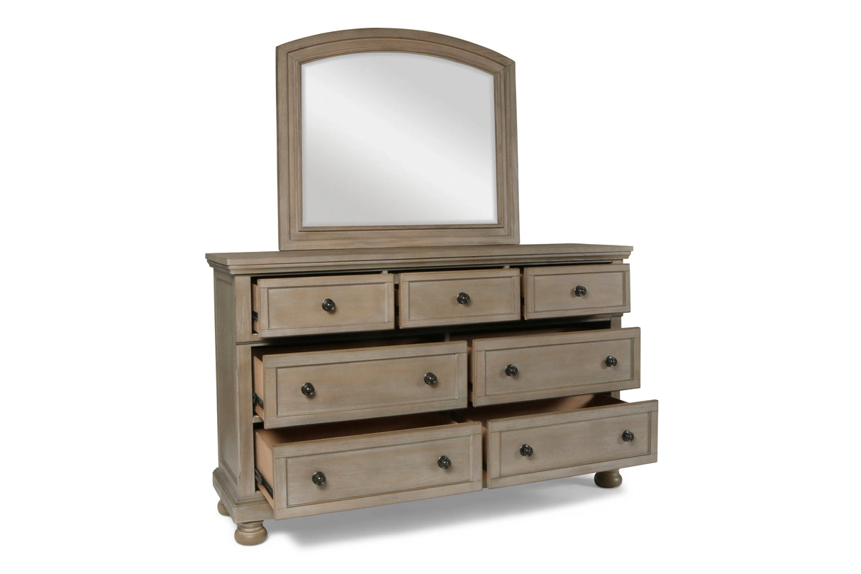 Allegra Mirror-Pewter