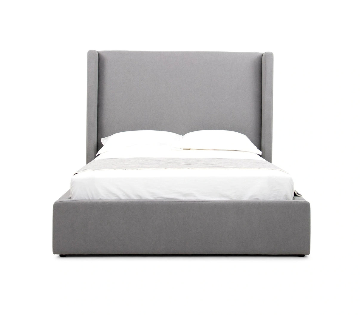 Byrne - Modern Grey Fabric Bed