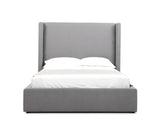 Byrne - Modern Grey Fabric Bed