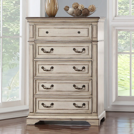 Anastasia Chest - Ant. White