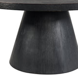 Portland Round Coffee Table in Black