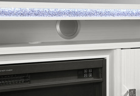 Lily Ent Unit 72 Inch with LED, Speakers, Crystal Inserts