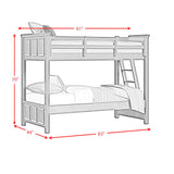 Hampton Kids Over Bunk with Ladder Bedroom Set