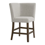 Seneca Counter Height Dining Set in Brown-Table and Four Chairs