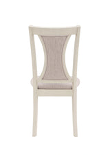 HUDSON 60" RECTANGLE DINING TABLE & 4 CHAIR S-BROWN/CREME