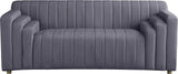 Naya Grey Velvet Loveseat
