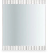 Modernist White Gloss Mirror