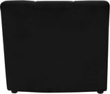 Limitless Black Velvet Modular Chair