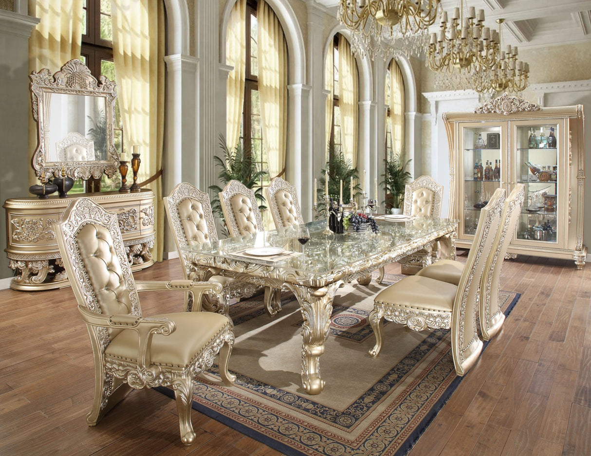 HD-8022 - 9PC DINING TABLE SET