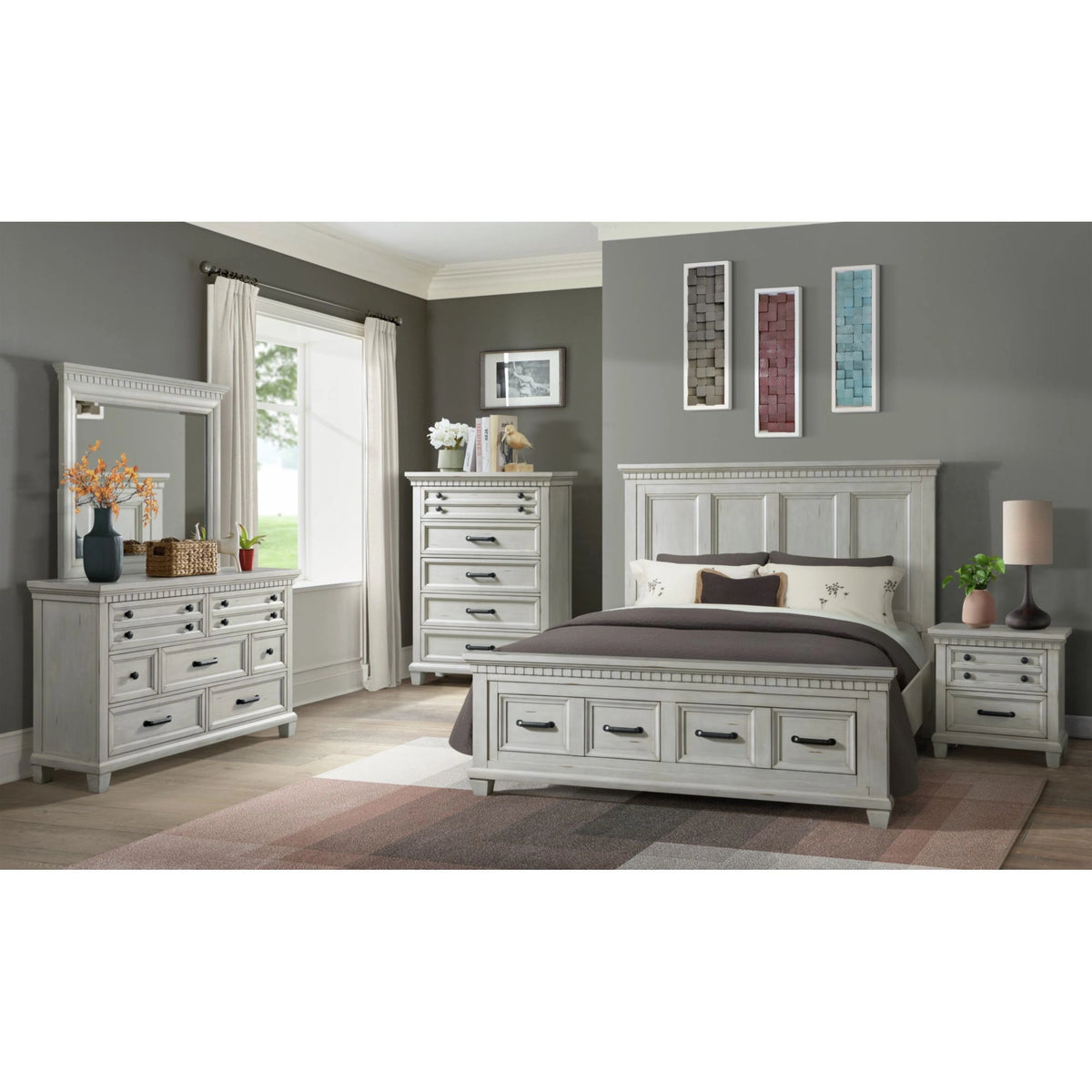 McCoy 2-Drawer Nightstand with USB
