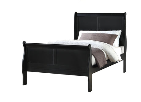 Crown Mark Furniture Louis Philip Twin Bed in Black image