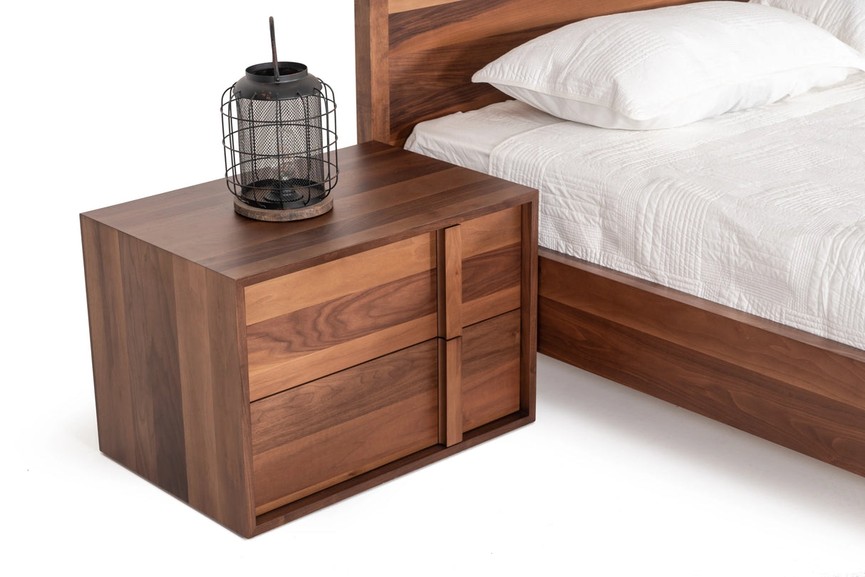 Berlin - Modern Walnut Bedroom Set