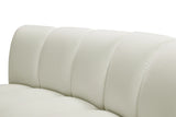 Infinity Cream Velvet 2pc. Modular Sectional