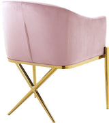 Xavier Pink Velvet Dining Chair