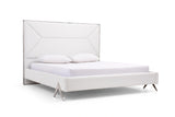 Candid Modern White Bed