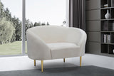 Ritz Cream Velvet Chair