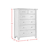 Gage 6-Drawer Chest in Chestnut