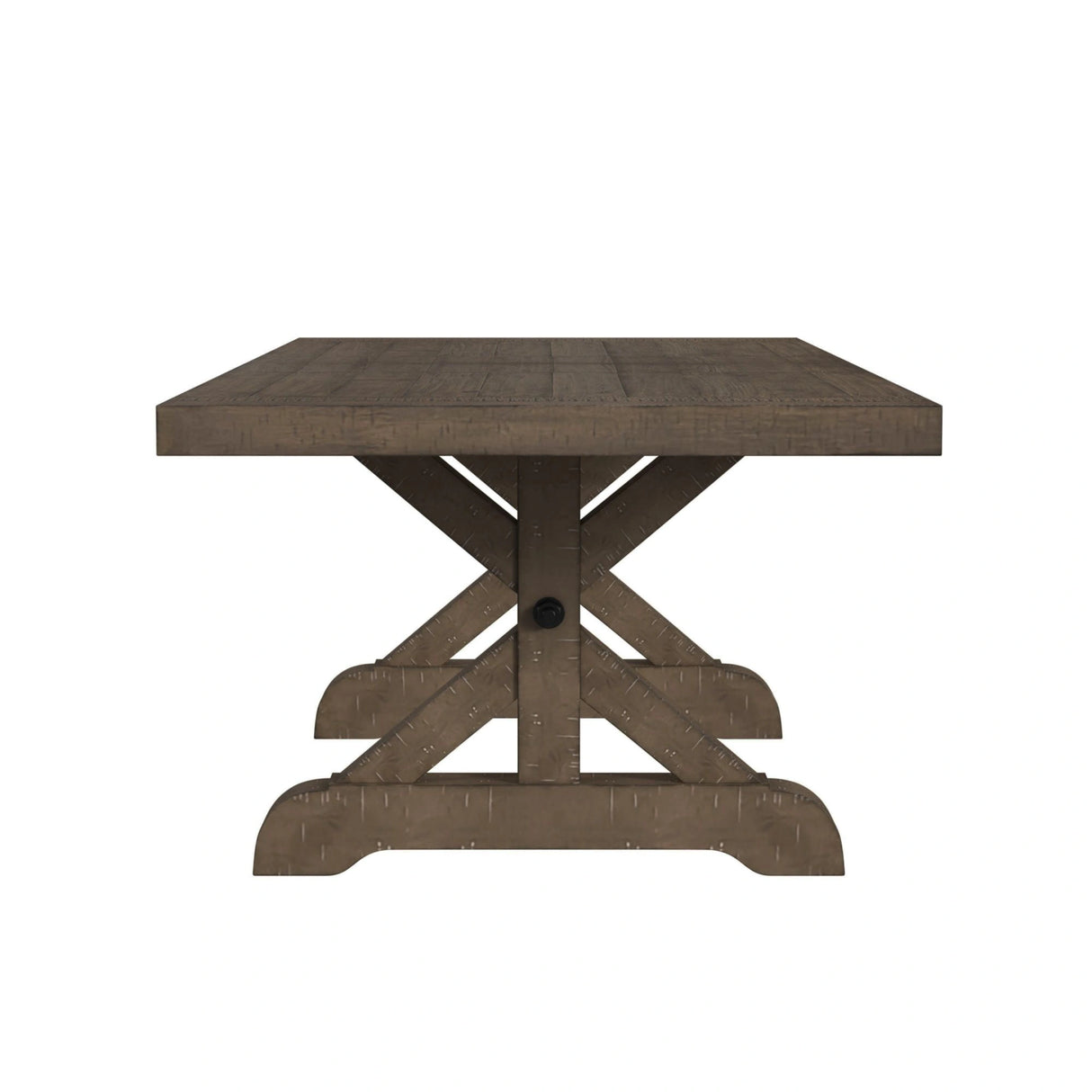 Yellowstone Dining Table with 2x12"" Leaves in Medium Brown