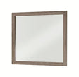 Crown Mark Furniture River Dresser Mirror in Brown image