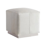 Aspen Leather Ottoman