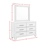 Caro Dresser and Mirror Set in Natural