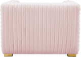 Ravish Pink Velvet Chair