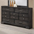 Crown Mark Jaymes Dresser in Dark Brown image