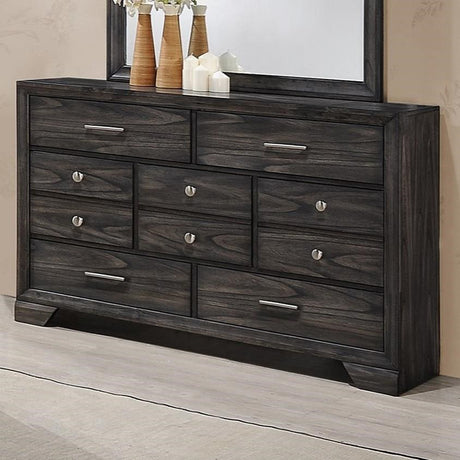 Crown Mark Jaymes Dresser in Dark Brown image
