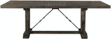 Elements International Finn Rectangular Dining Table in WalnutC image