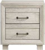 Elements International Fort Worth Nightstand in White image