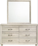 Elements International Fort Worth Mirror in White