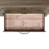 Elements International Scott Nightstand in Dark