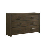 Elements International Hendricks Youth Dresser in Brown Grey image