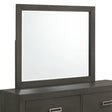 Elements International Sasha Mirror in Charcoal image