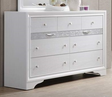 Galaxy Home Matrix 7 Drawer Dresser in White image