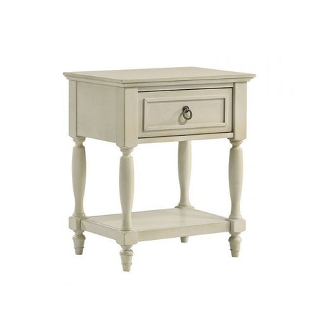 Elements International Gianna Youth Open Nightstand in White image