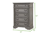 Galaxy Home Grace Chest in Gray